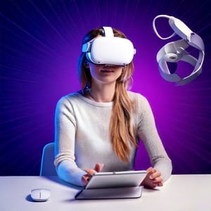 Firefly_Lentes de realidad virtual, algo futuristas, pero elegantes, de color blancos, estos  517430